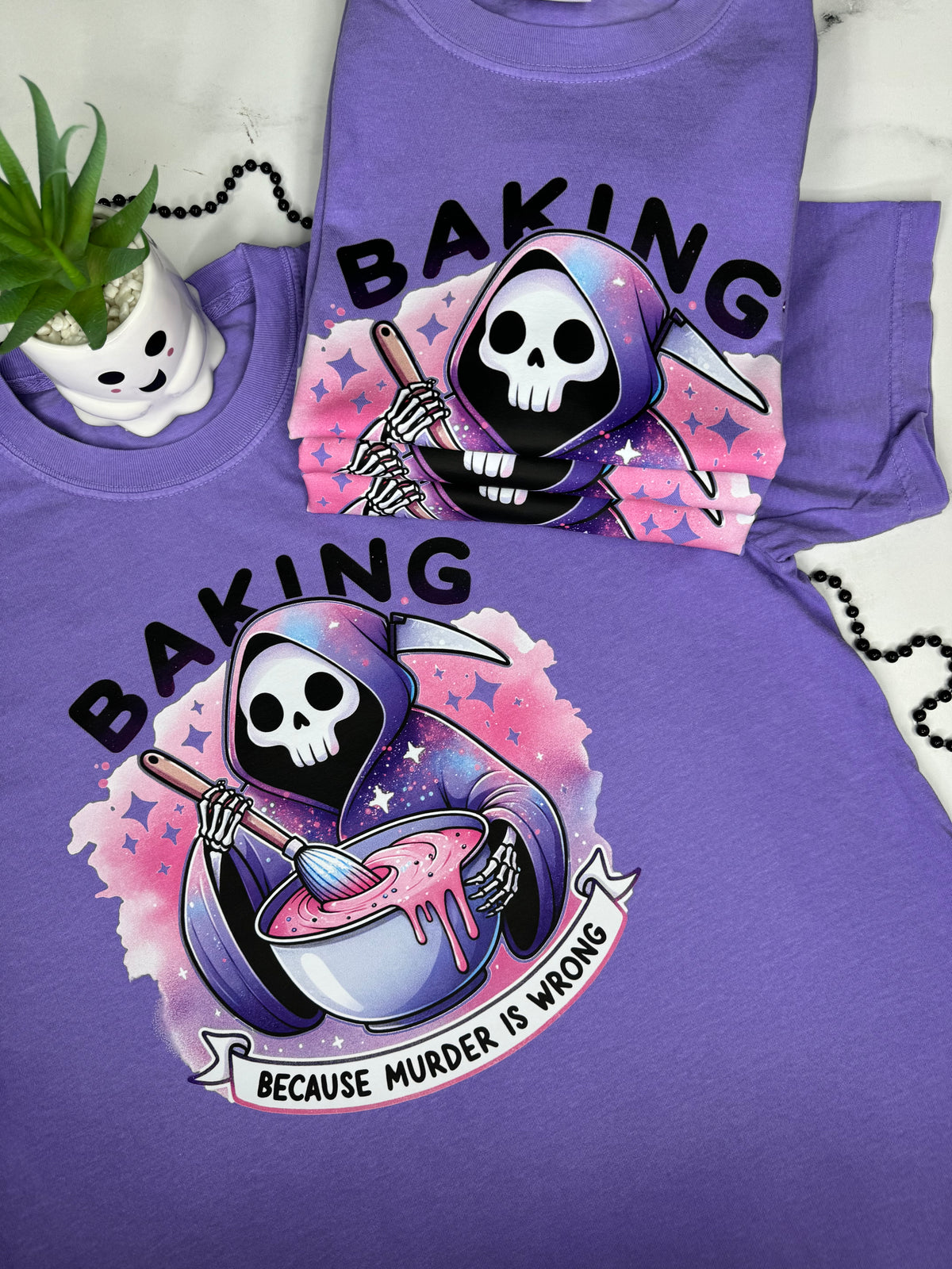 Baking Cause Murder is wrong Tshirt