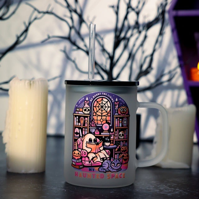 Ghost Library Frosted Mug