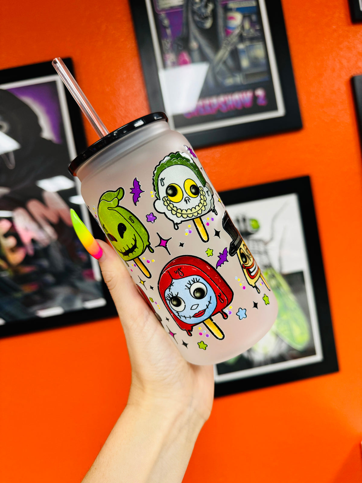 Nightmare Ice creams Glass Cup