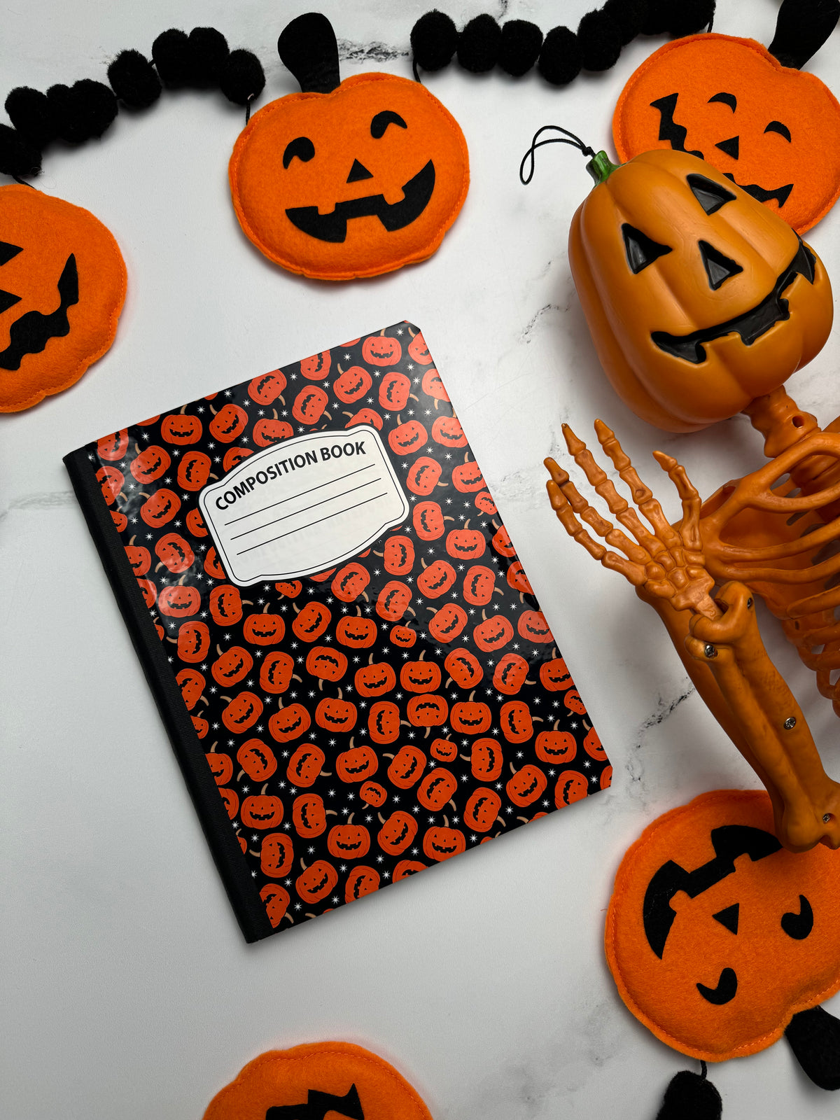 Orange Pumpkins Notebook