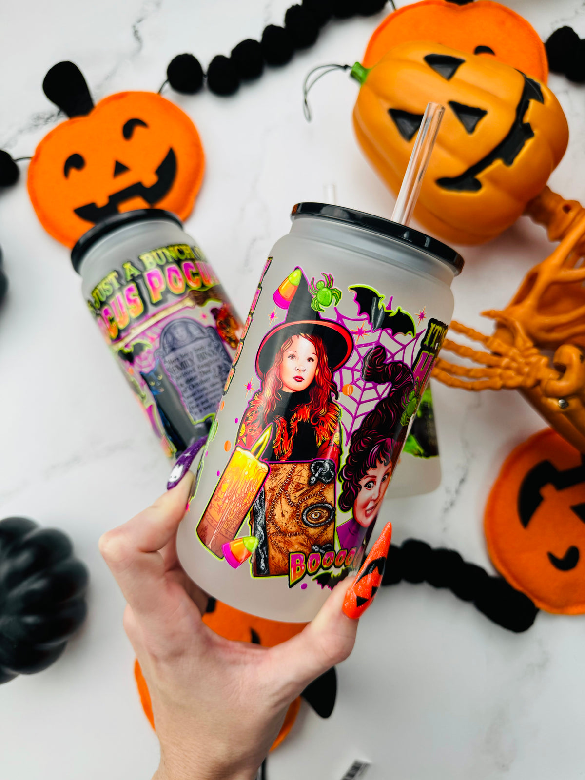 Bunch Of Hocus Pocus Glass Cup