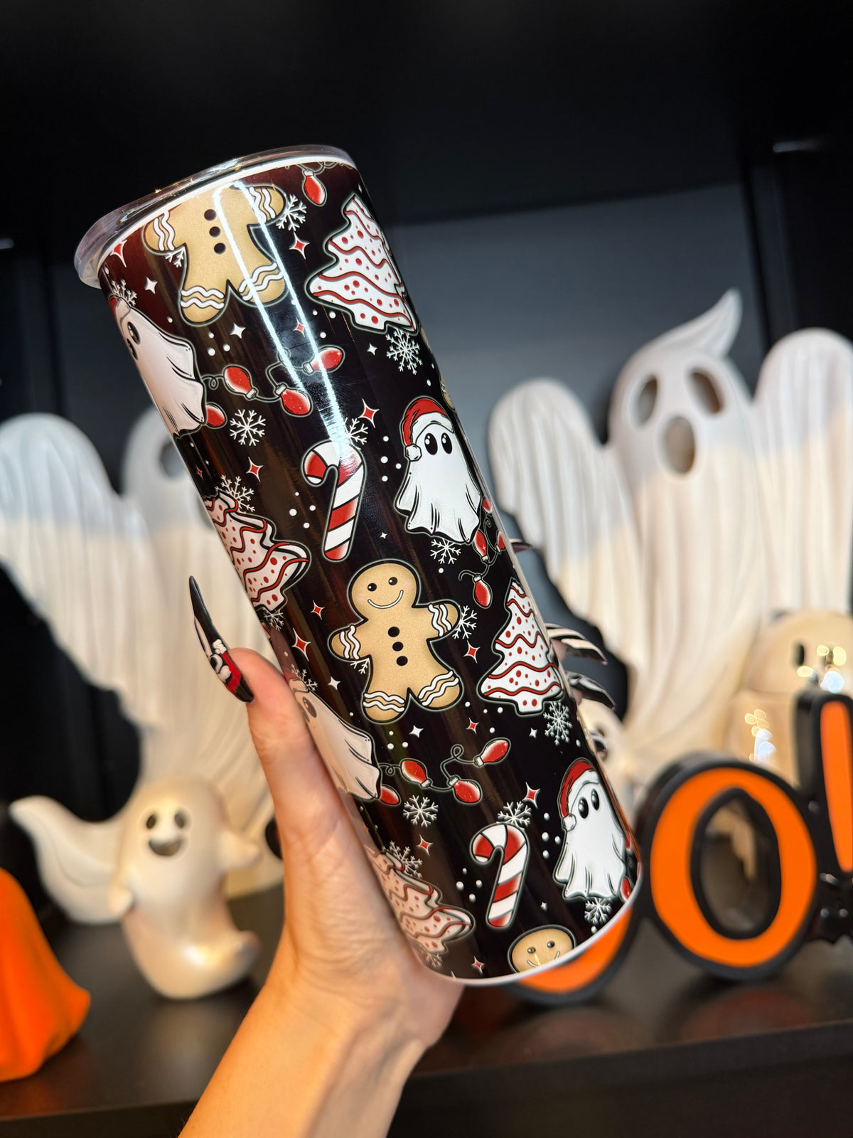 Xmas Tree Cakes Skinny Tumbler