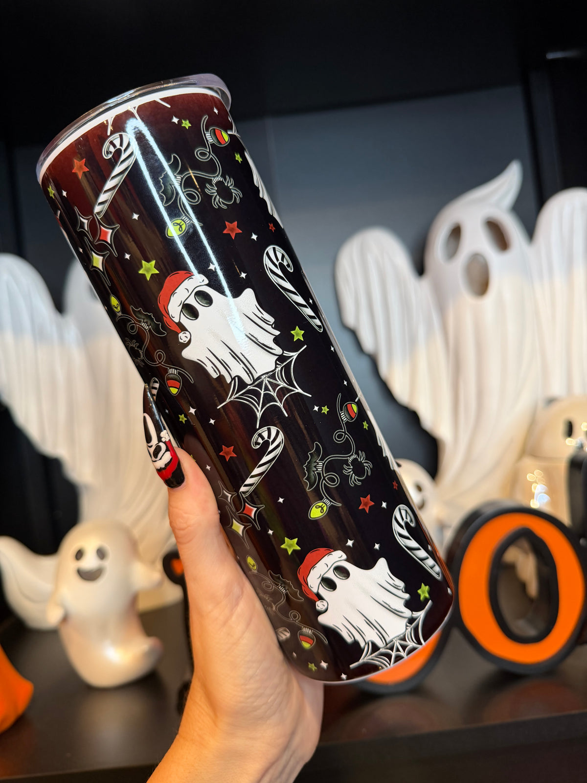Summoning Ghosts Skinny Tumbler