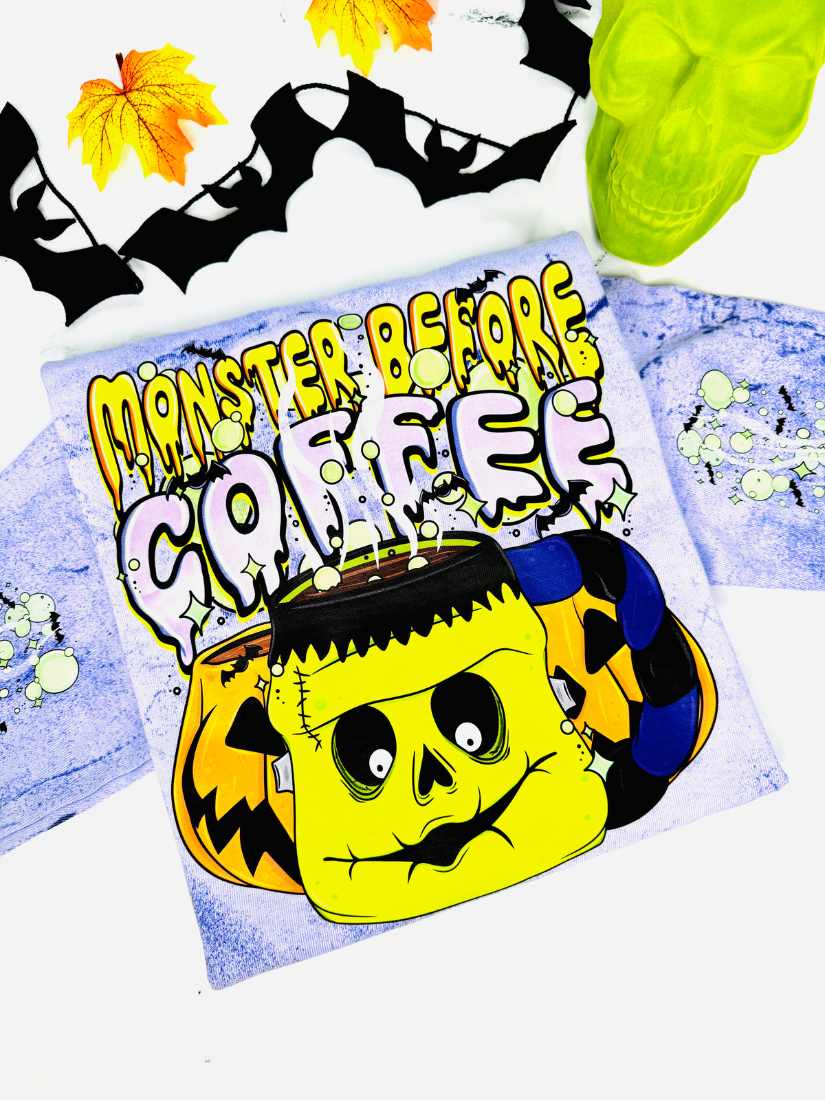 Monster Before Coffee Crewneck