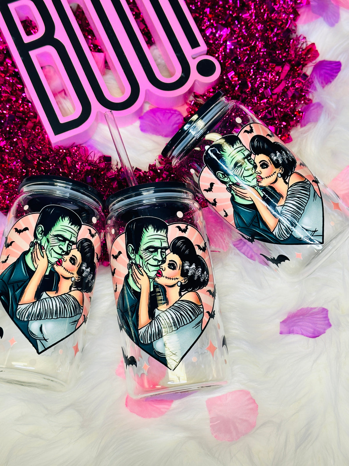 Monster Love Glass Cup