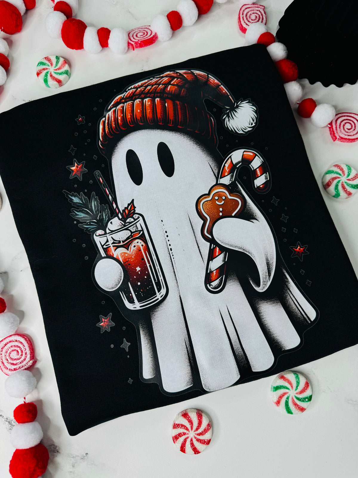 Ghost Beanie Crewneck