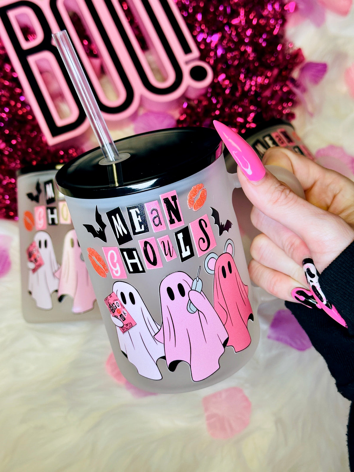 Mean Ghouls Frosted Mug – MyHauntedSpace