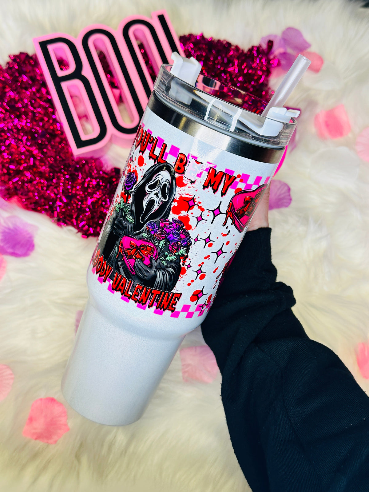 You'll Be My Bloody Valentine  40 oz Tumbler