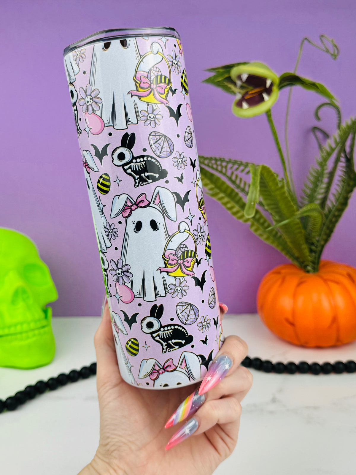 Easter Hauntings Skinny Tumbler