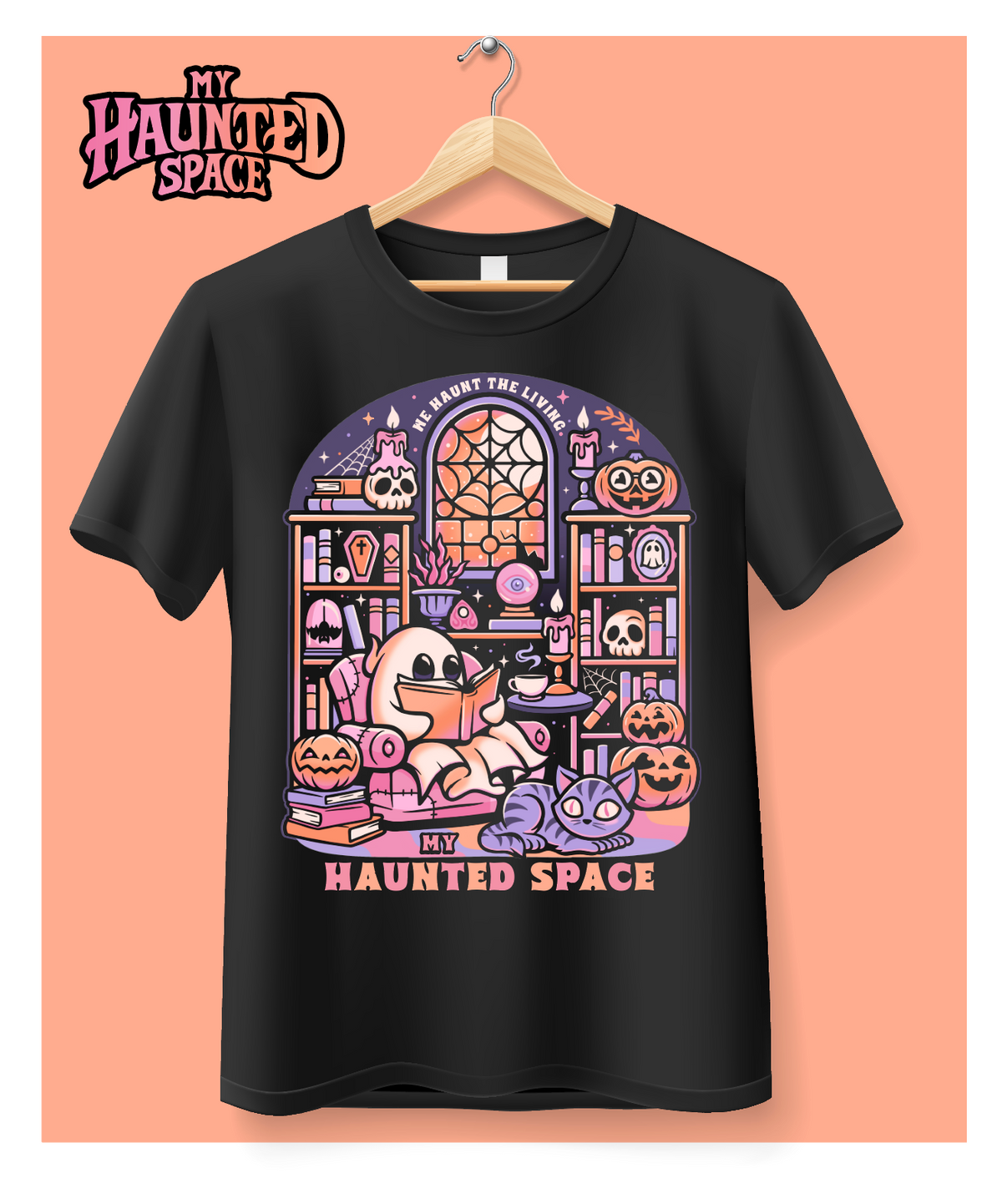 Ghost Library Tshirt