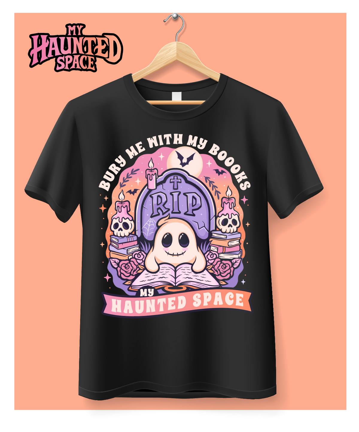 Ghost Tombstone Tshirt