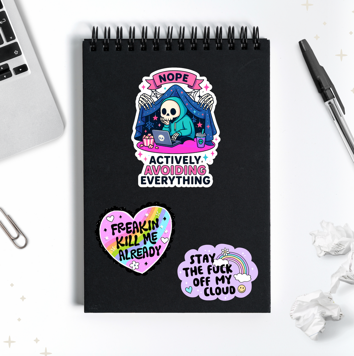 Avoiding Everything Sticker