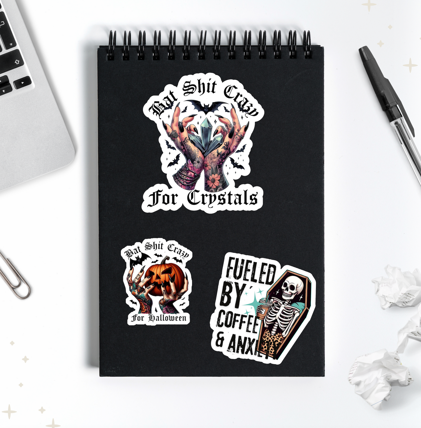 Crazy For Crystals Sticker