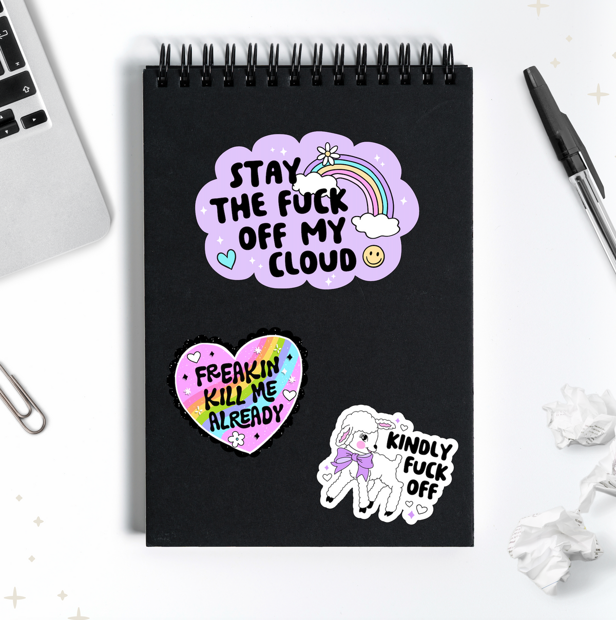 Stay The Fuck Off My Cloud Sticker