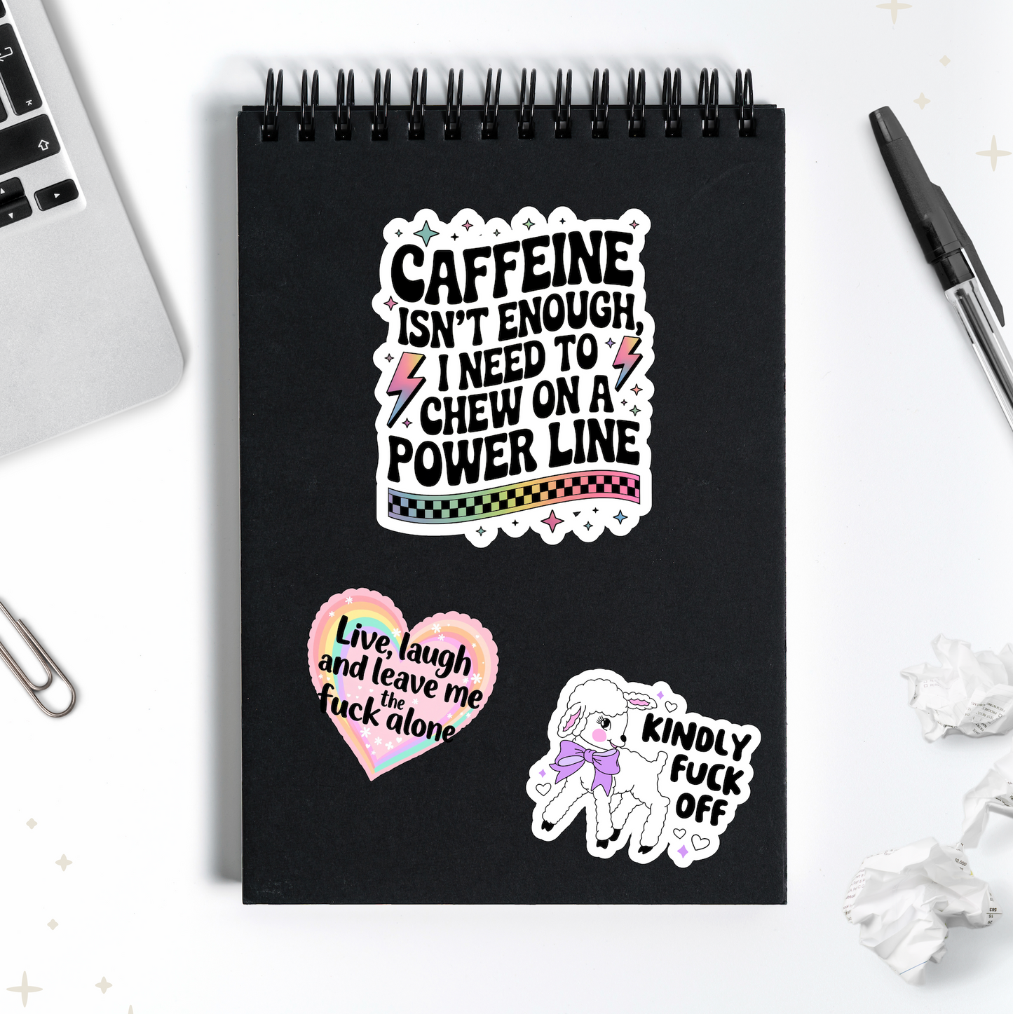 Caffeine Power Sticker