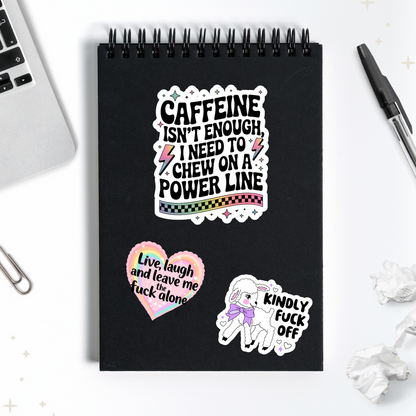 Caffeine Power Sticker