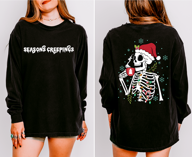 Seasons Creeping Skelly Long Sleeve