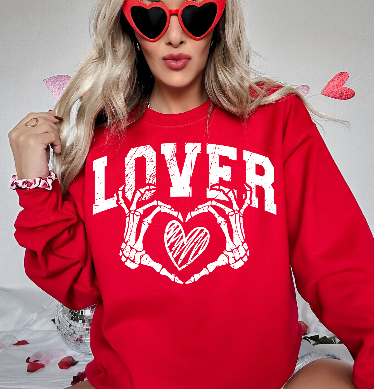 Lover Skeleton Hands Sweatshirt