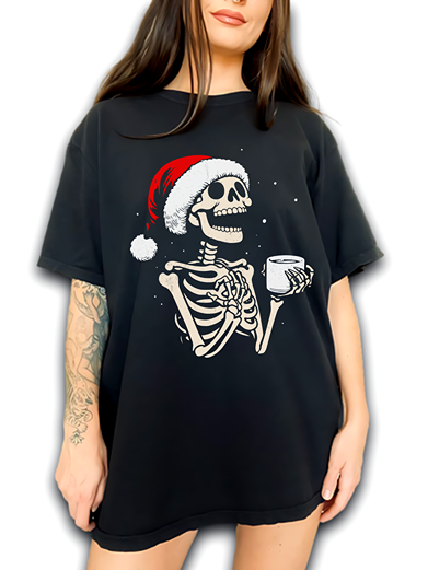 Santa Skelly TEE