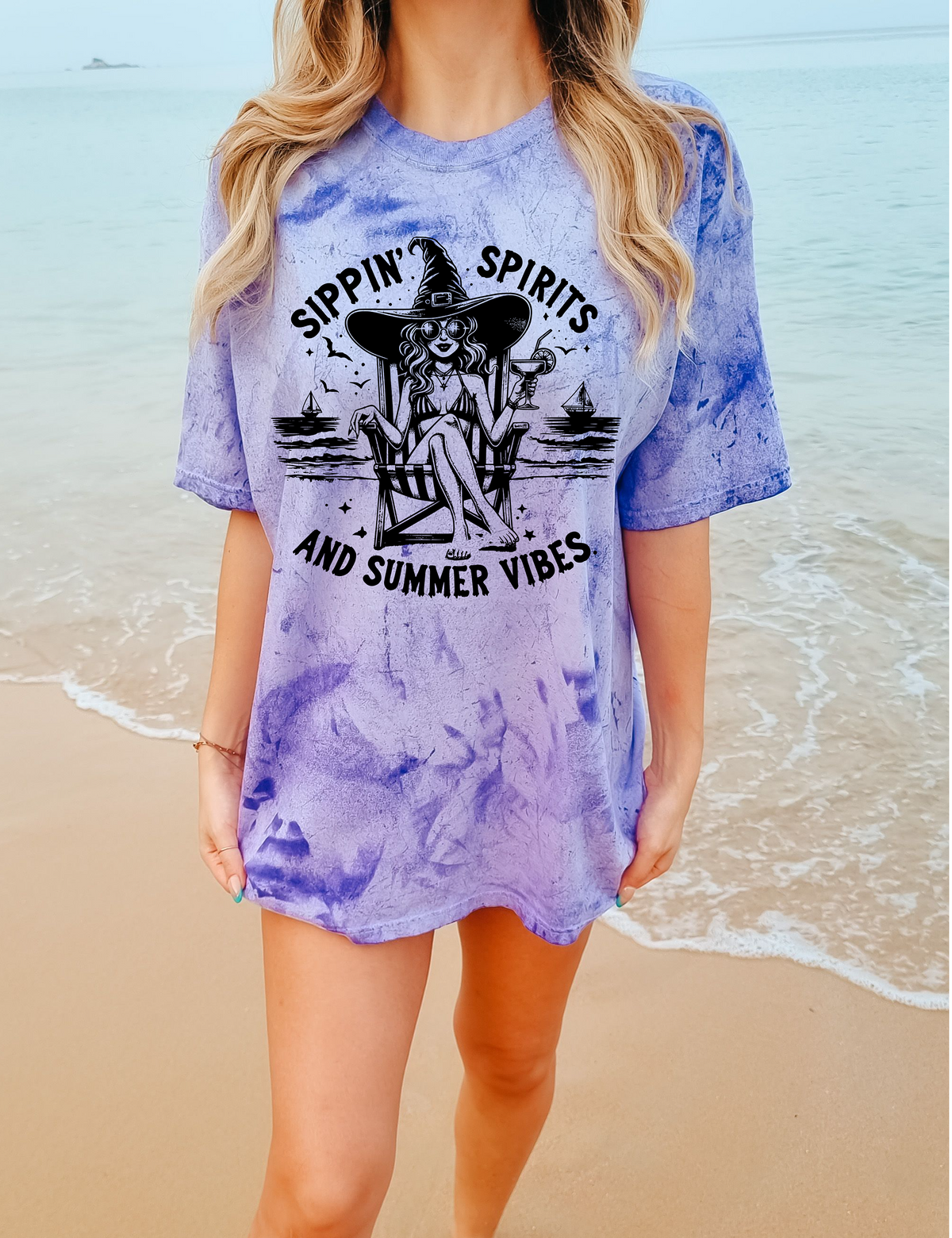Sippin' Spirits Tie Dye TEE