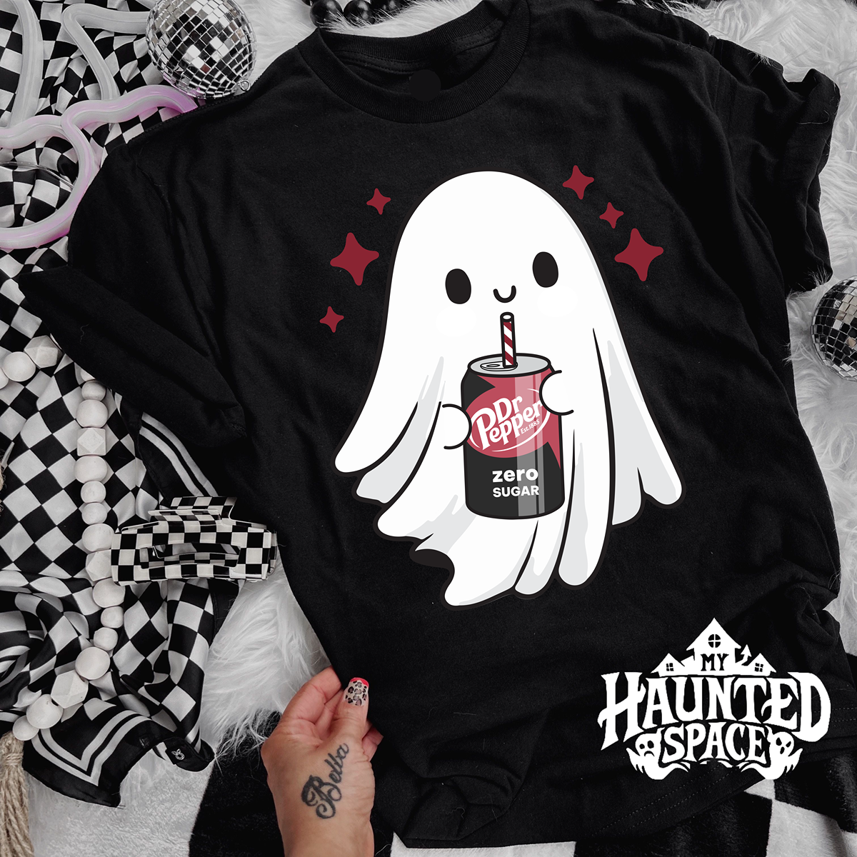 Dr Pepper Zero Ghost TEE