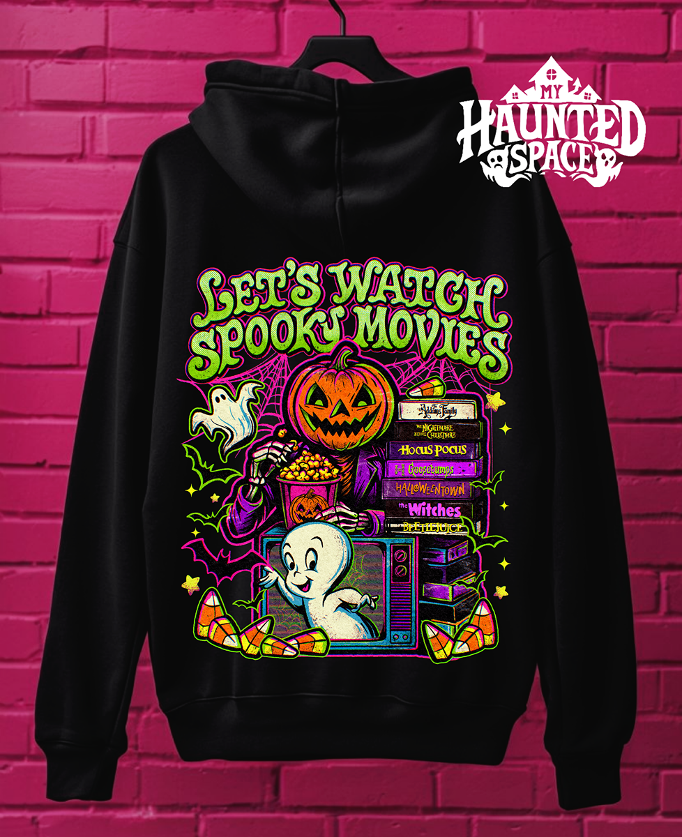 Let's Watch Spooky Movies Hoodie
