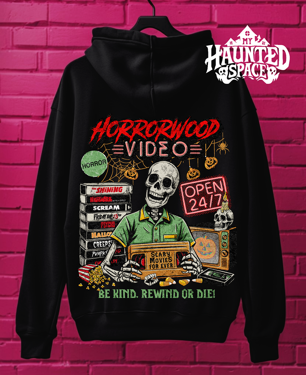 HorrorWood Video Hoodie