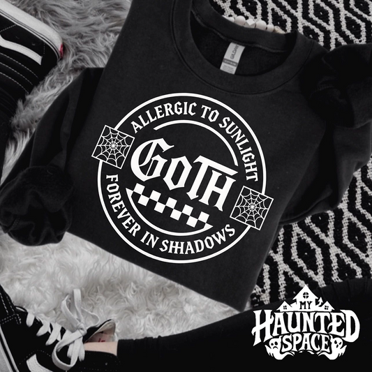 Allergic To Sunlight Sweatshirt