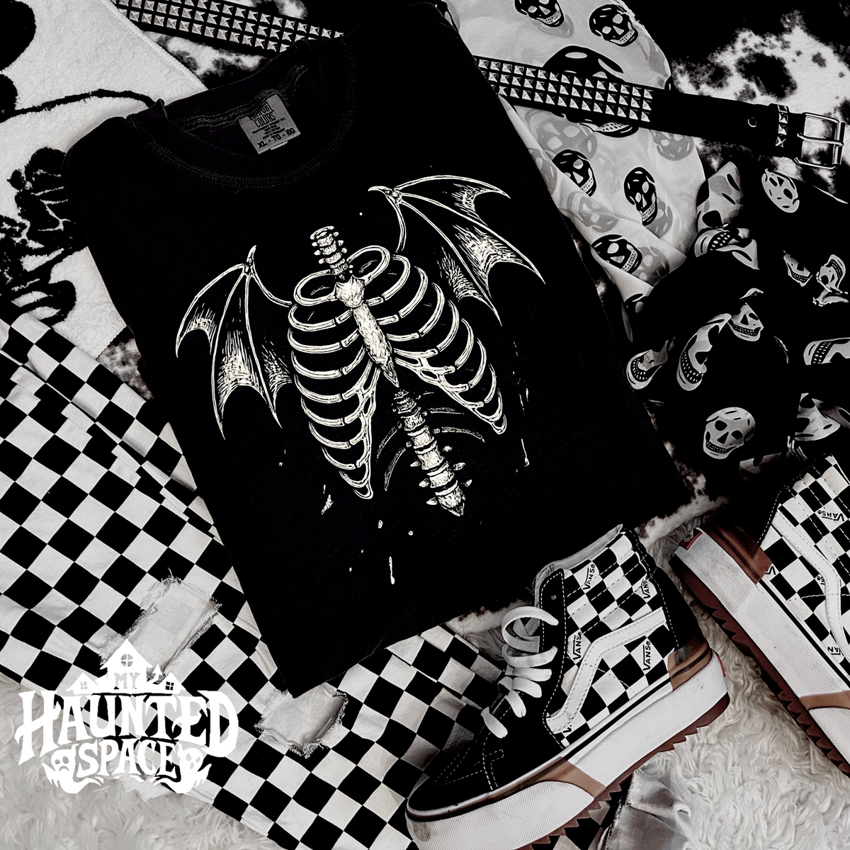 Ribcage Bat Wings TEE
