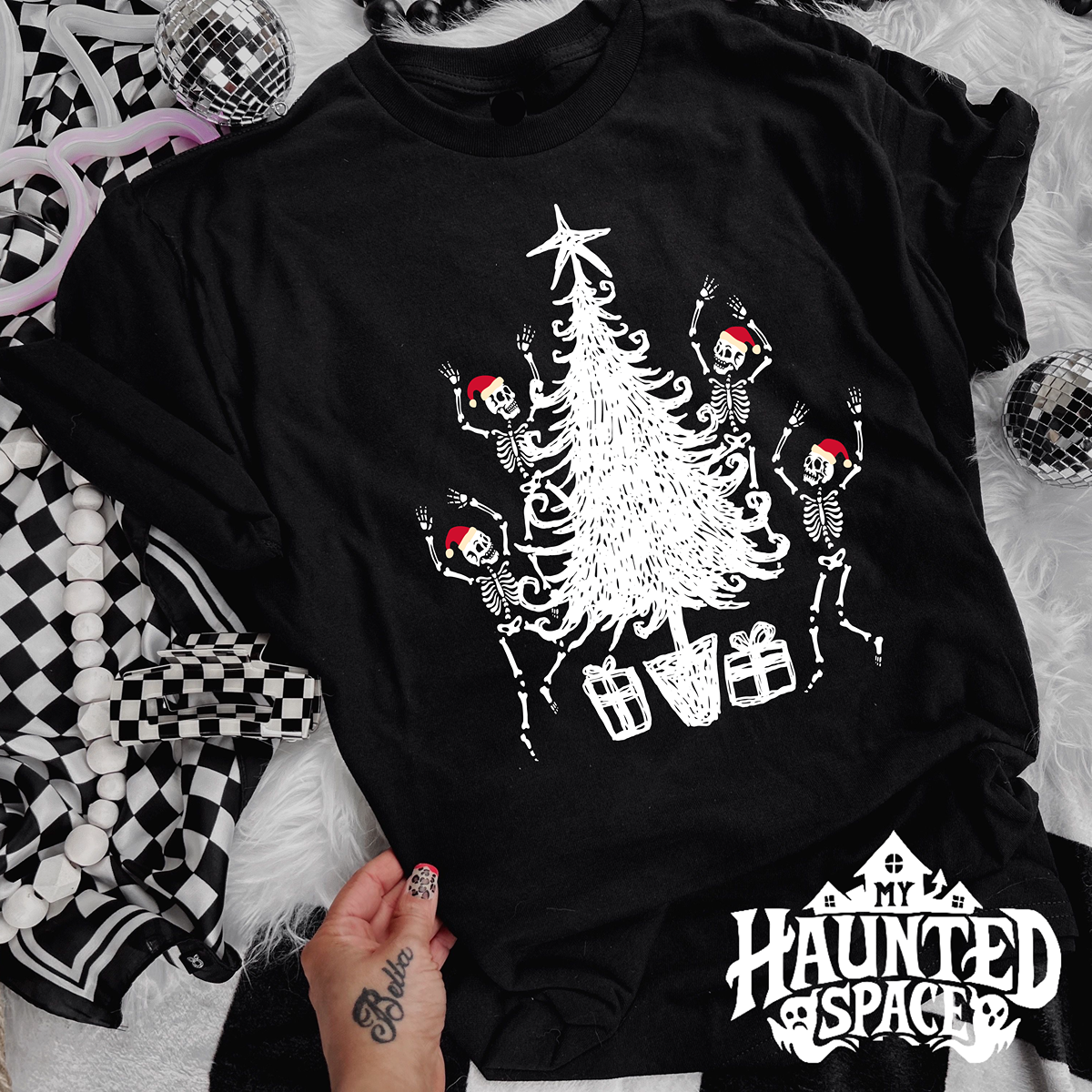 Dancing Skeleton Tree TEE