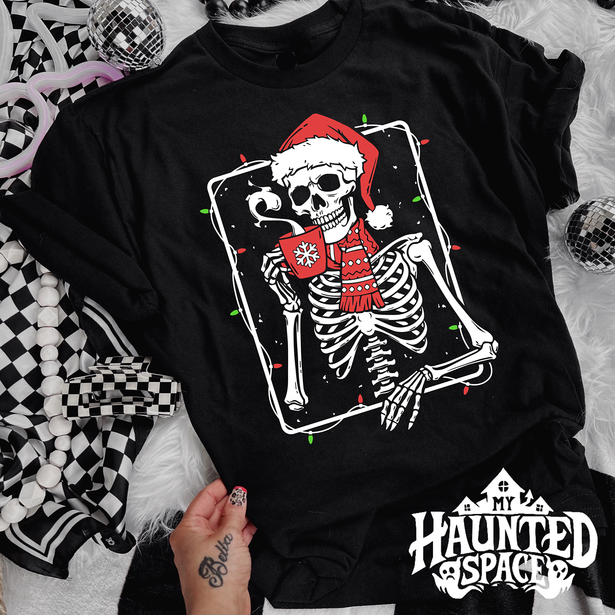 Hot Cocoa Skeleton TEE