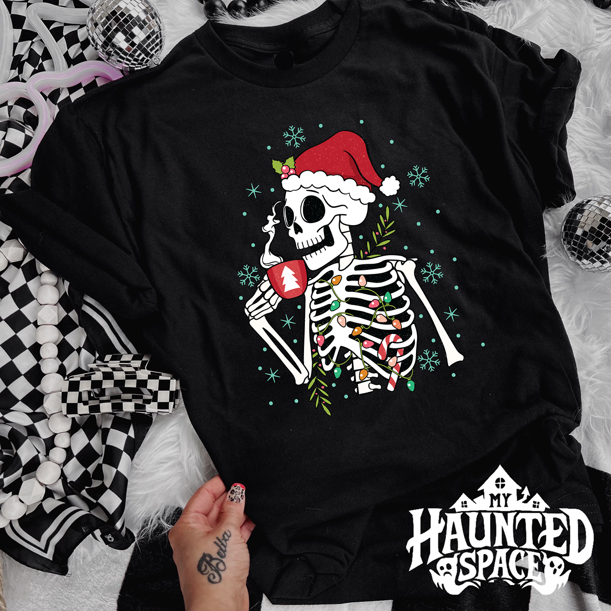 Christmas Skeleton TEE