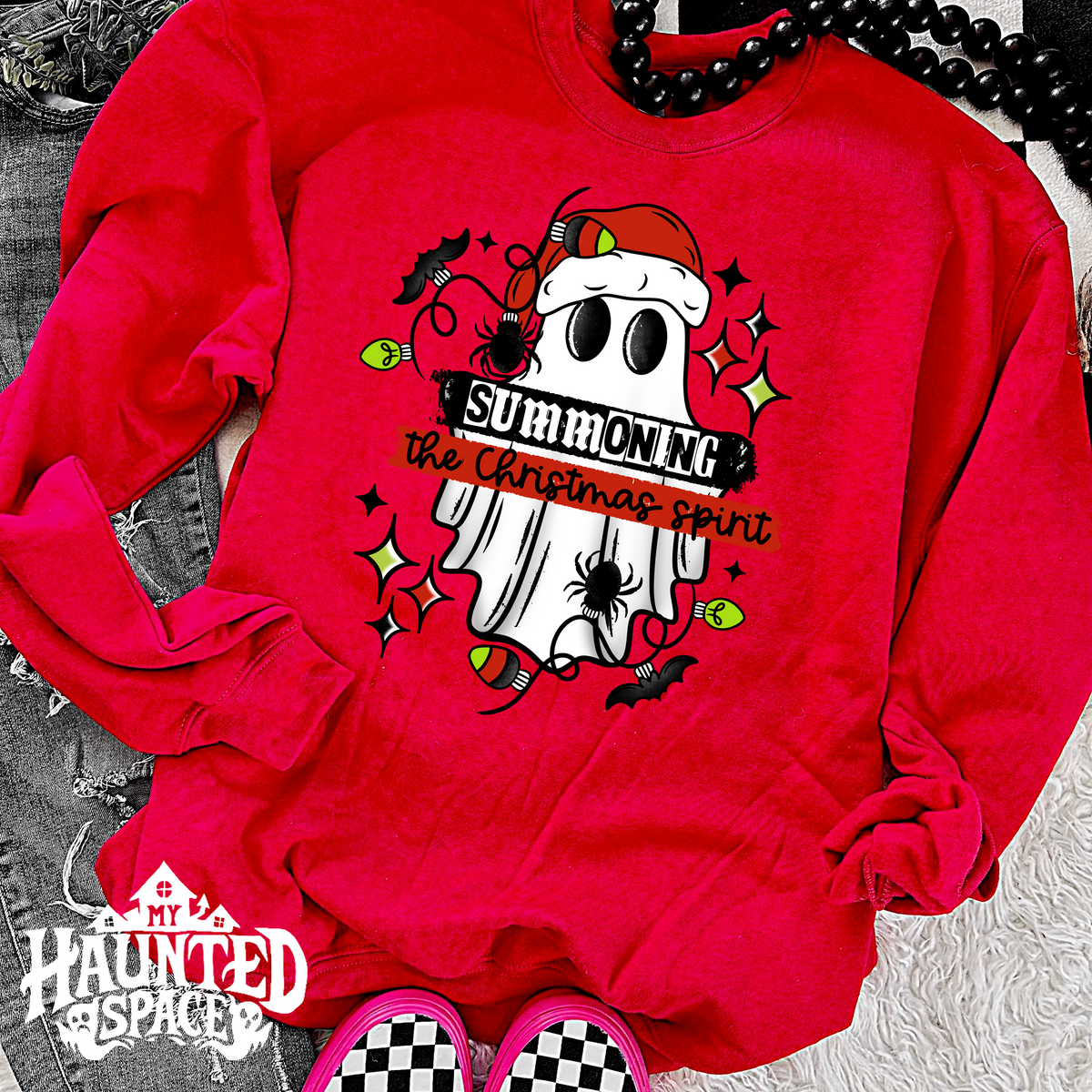 Summoning Xmas Ghost Sweatshirt