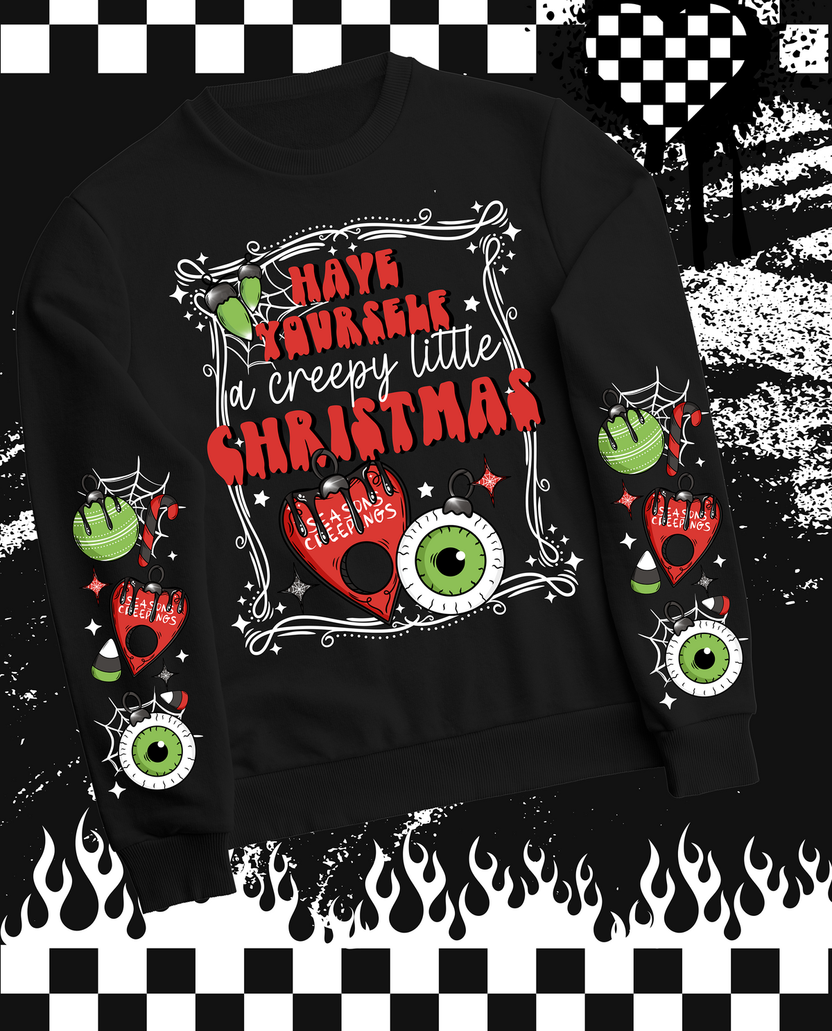 Creepy Little Christmas Sweatshirt