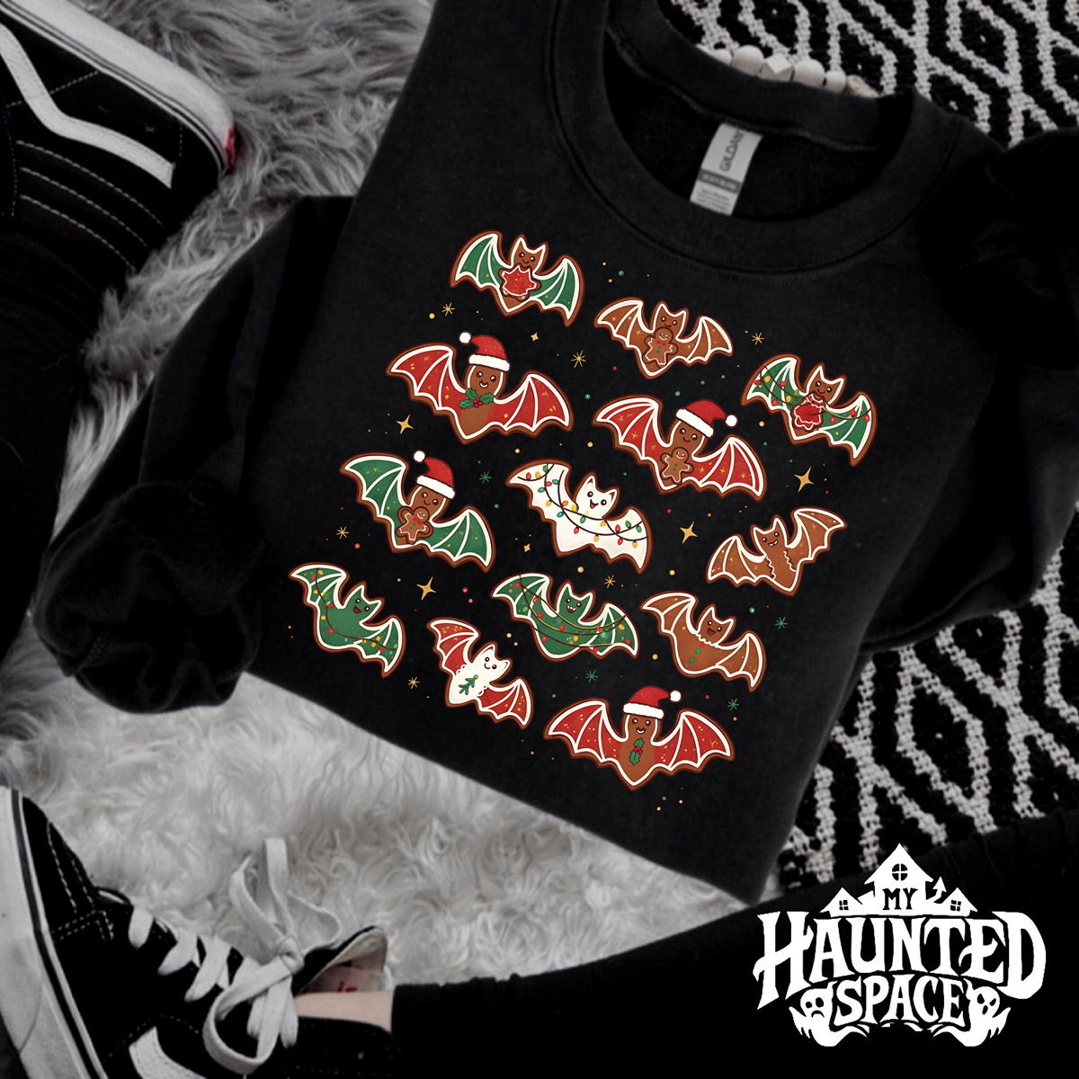 Gingerbread Bats Sweatshirt