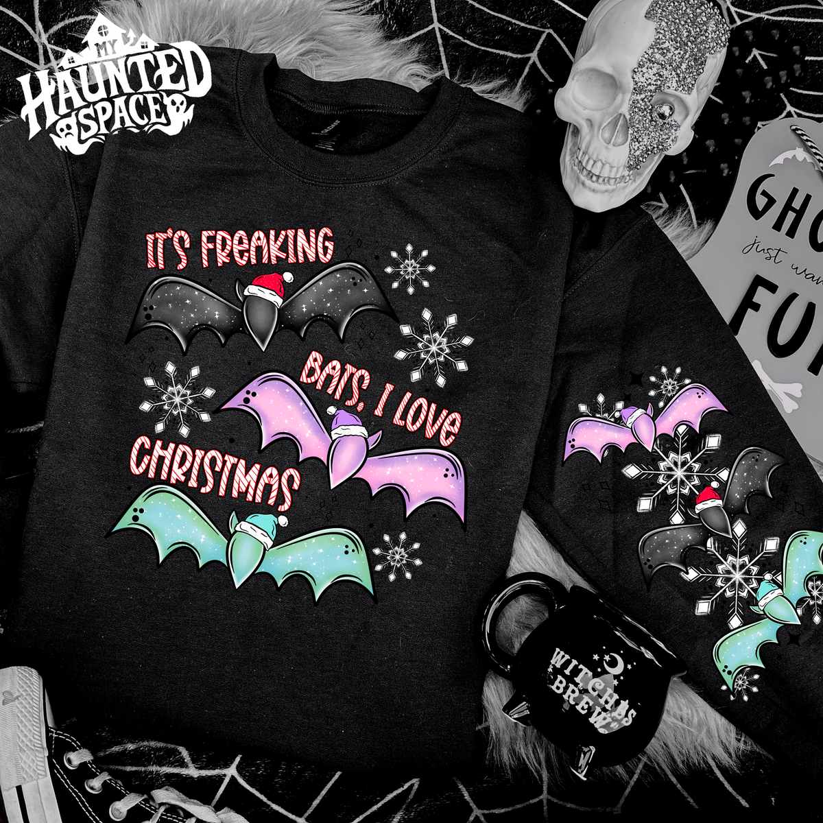 It's Freakin Bats Xmas Sweatshirt