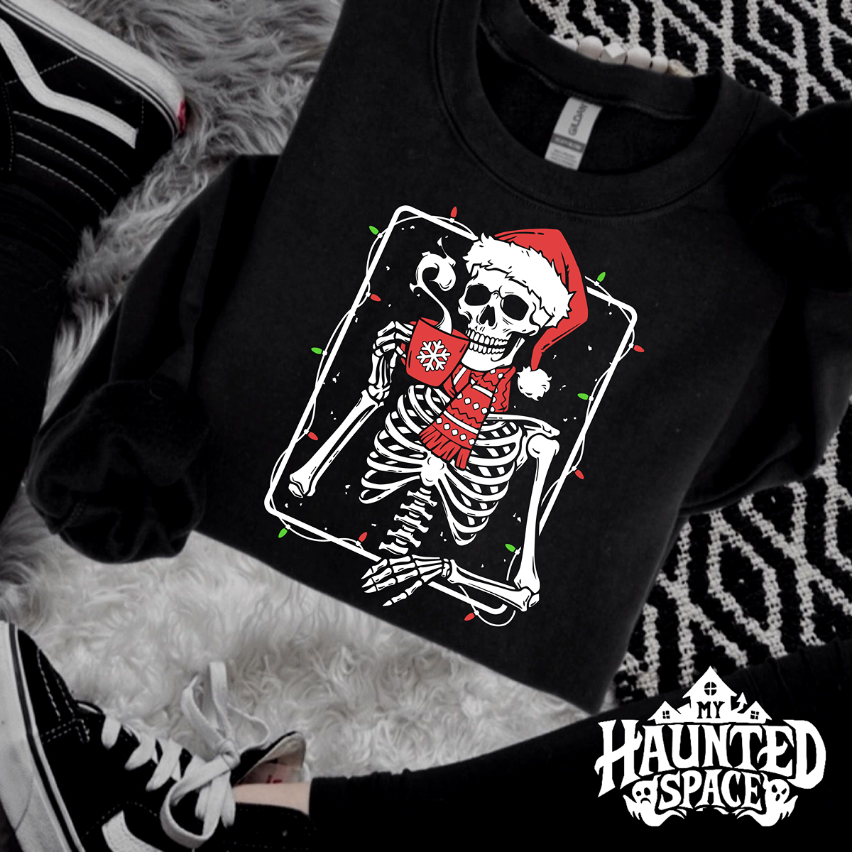 Hot Cocoa Skeleton Sweatshirt