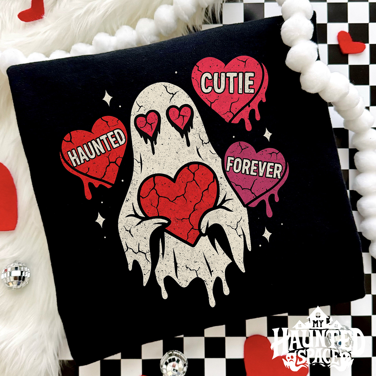 Haunted Hearts Ghost Sweatshirt