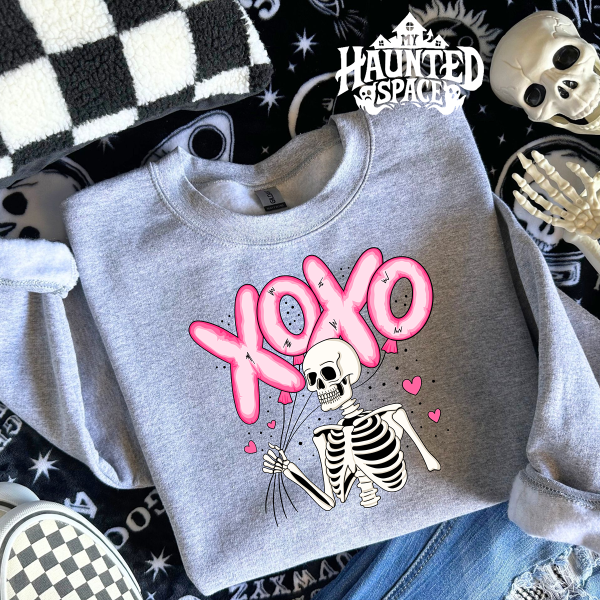 XoXo Skeleton Sweatshirt