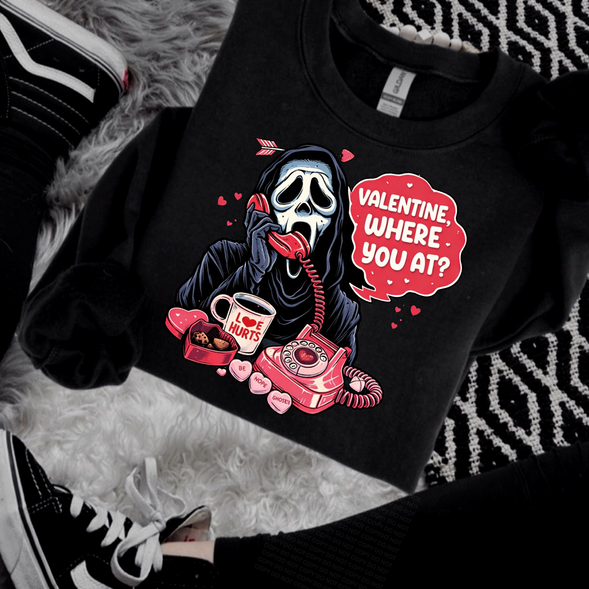 Valentine Where You At Sweatshirt