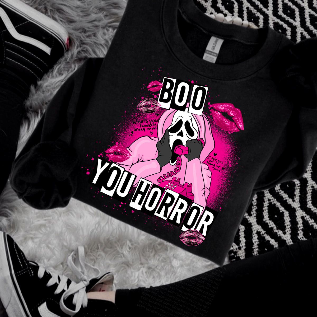Boo You Horror Sweatshirt
