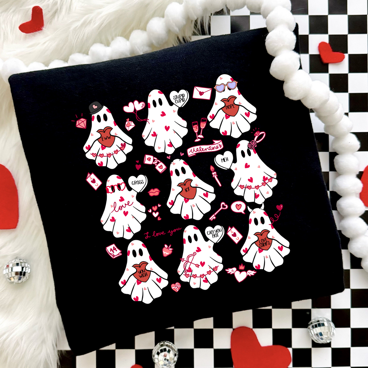 Valentines Ghosts TEE