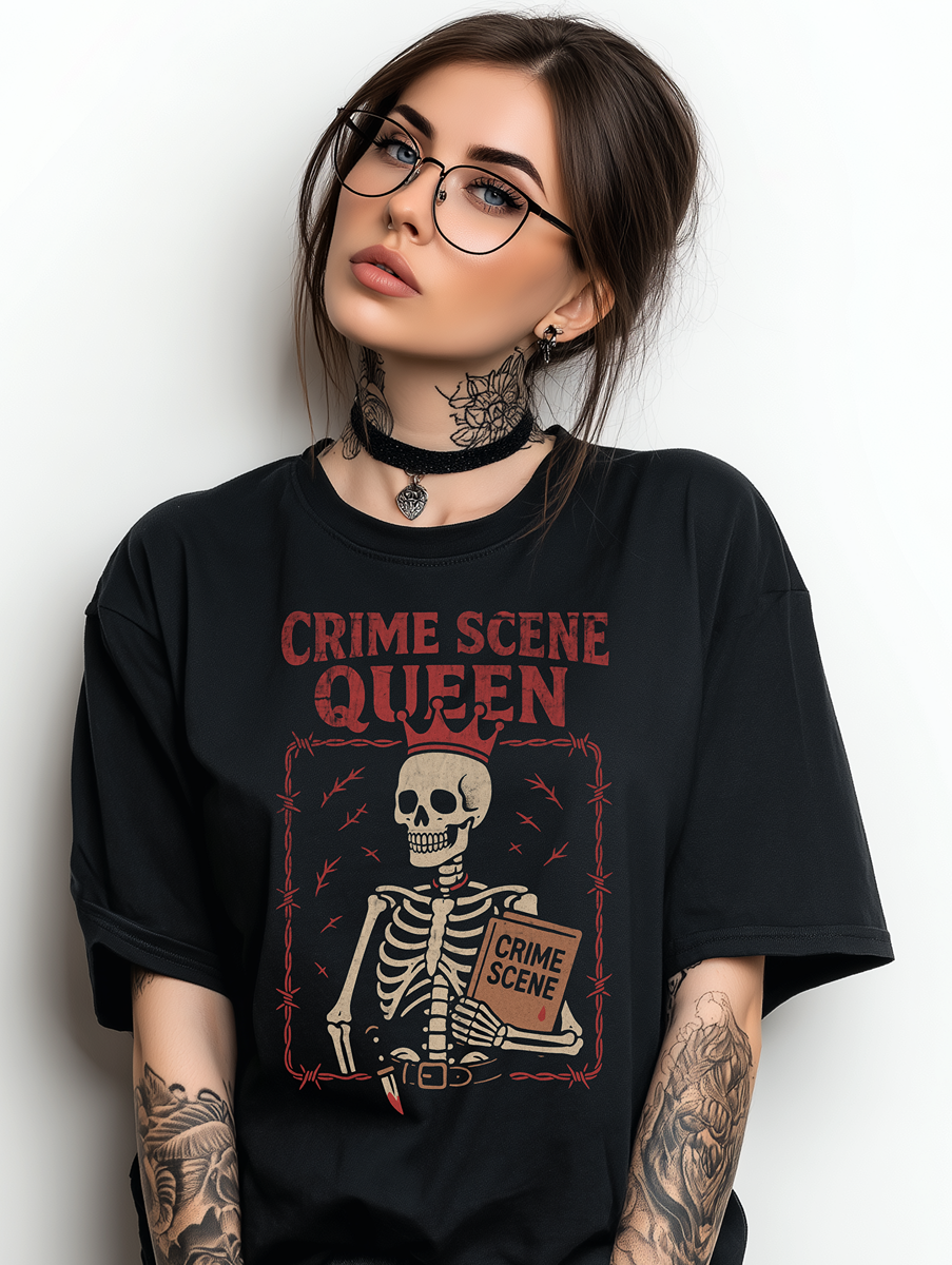 Crime Scene Queen TEE