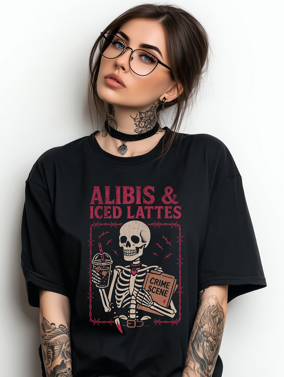 Alibis And Iced Lattes TEE