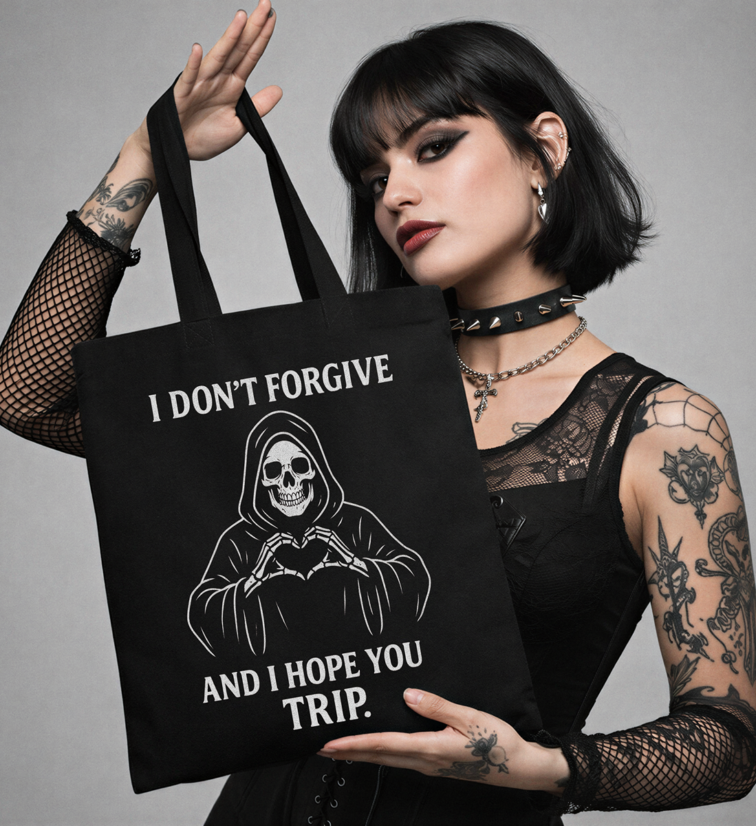 I Don't Forgive Tote Bag