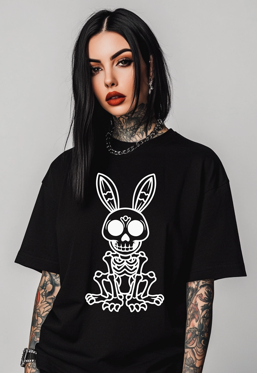 Skeleton Bunny TEE