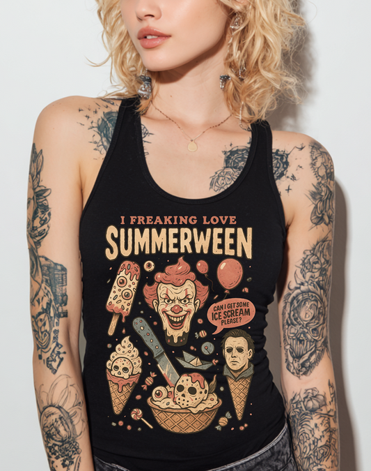 I Love Summerween Tank Top