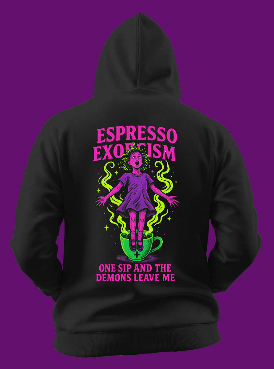 Espresso Exorcism Hoodie