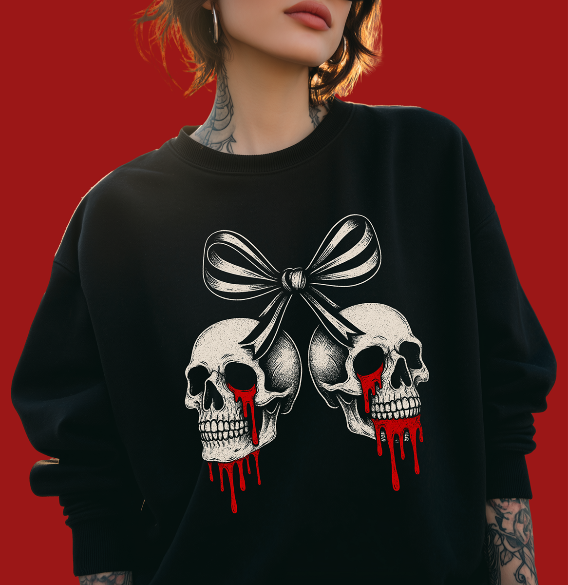 Skull Cherries Sweatshirt