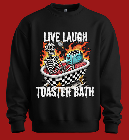 Skeleton Toaster Bath Sweatshirt